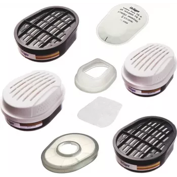 Dräger X-plore Pad P3 R bajonett-osakeste filter koos korpusega, 2 tk pakend 6738011