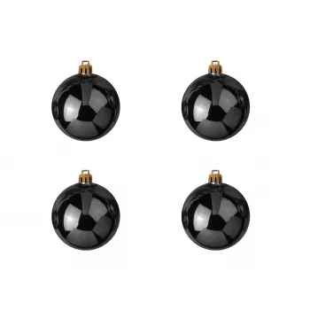 EUROPALMS dekoratiivsete kerade komplekt 10 cm, must, 4 tk 83501263