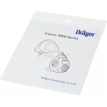 Dräger X-plore 3300 poolmask respiraator värvimiskomplekt 2 A2P3 RD filtriga (R57793)