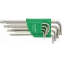 Stahlwille 10771/8 kuulotsaga Torx L-kujuliste võtmete komplekt, 8 osa (T9-T40) 96432700