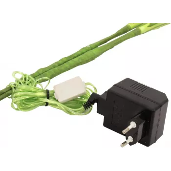 EUROPALMS Aronstab, 3-osaline komplekt LED-tuledega, valge, 85cm (83330302)