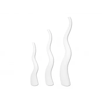 EUROPALMS disainvaas WAVE-125, valge 83011905