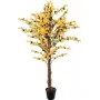 EUROPALMS Kunstlik Forsüütia Puu 3 Tüvega, Kollane, 150cm 82507102