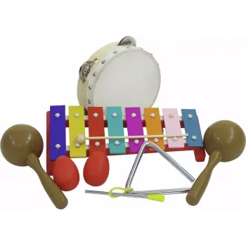 Dimavery Percussion-Set III multikoloorne löökpillikomplekt 26056620