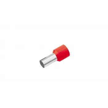 Cimco 187220 osaliselt isoleeritud hülss 1,5 mm² punane, 100 tk