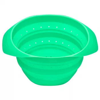 LURCH kokkuklapitav silikoonist sõel 24 cm roheline 210285