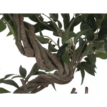 EUROPALMS Ficus mitme spiraalse tüvega kunsttaim, 130 cm 82806314