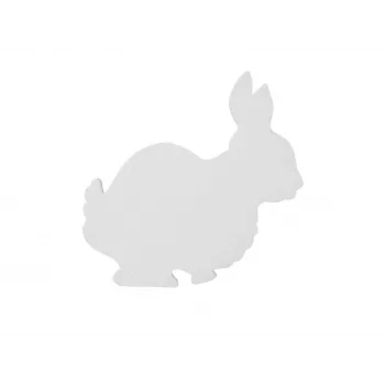 EUROPALMS Silhouette Hase, valge, 56cm (83505010)