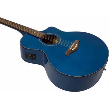 DIMAVERY STW-90 Lääne akustiline kitarr, Crystal Blue 26245083
