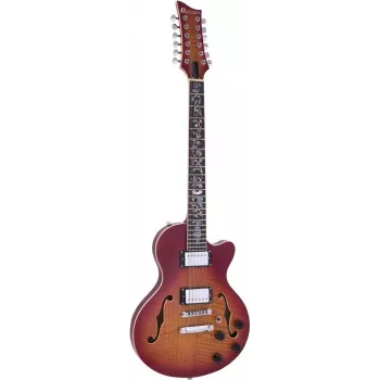 DIMAVERY LP-612 elektrikitarr, Flamed Sunburst 26215180