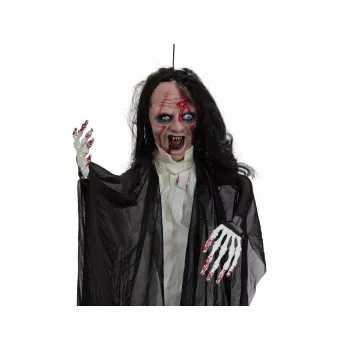 EUROPALMS animeeritud kummitus Halloweeni figuur, 95 cm, heli- ja liikumisaktiveeritud, vilkuvad LED-silmad 8331440L