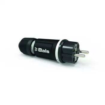 BALS 7371-1 Schuko pistik 16A 3p 250V IP54 must kummist