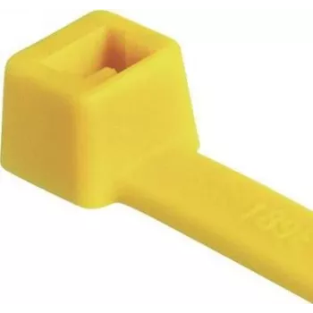 HellermannTyton T30R kollane kaablivits 150 x 3,6 mm, PA66, 100 tk (116-01814)