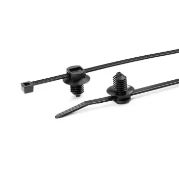 HellermannTyton T30LFT6LG mustast polüamiidist kaablivits 150mm x 3,6mm, 500 tk pakk 150-31097