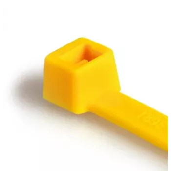 HellermannTyton T80R-N66-YE-C1 Standardne kaablivits, 210 x 4,6 mm, kollane, 100 tk 116-08014