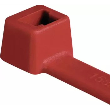 HellermannTyton T80R-N66-RD-C1 Standardne kaablivits, 210 mm x 4,6 mm, punane, 100 tk 116-08012