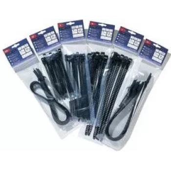HellermannTyton SOFTFIX vabastatav kaabliköidik 180mm x 7mm must 16-pakk (115-07190)