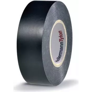 HellermannTyton HTAPE-FLEX15-25x25-PVC-BK elektriisolatsiooniteip, PVC, must, 25 mm x 25 m, 0,15 mm paksune 710-00137