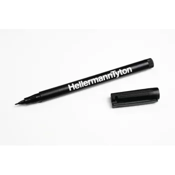 HellermannTyton 500-50820 püsiv marker must ümara otsikuga 2 tk