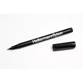 HellermannTyton 500-50820 püsiv marker must ümara otsikuga 2 tk