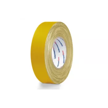 Hellermann Tyton HTAPE-TEX-19x50 kollane tekstiilteip 19 mm x 50 m 712-00502