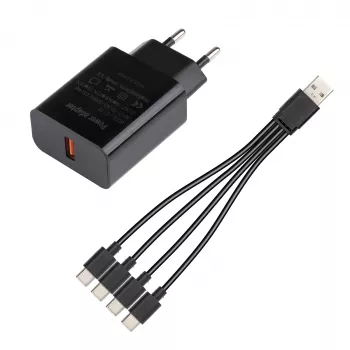 Midland Albrecht 4-kordne USB-laadimiskaabel Albrecht Multicom 2 jaoks (29935)