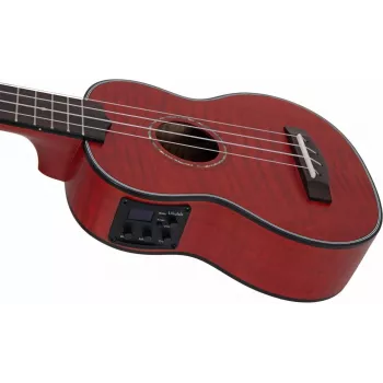 DIMAVERY UK-100 Sopran Ukulele, Lõõmav Punane 26255807