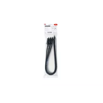 HellermannTyton SOFTFIX-XL vabastatav kaabliköidik 580mm x 28mm must 3-pakk 115-28590
