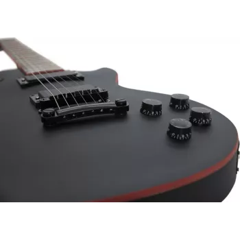 DIMAVERY LP-800 elektrikitarr, mati must 26219400