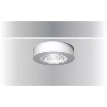 SYNERGY21 Helios LED süvisvalgusti valge ümar koos pealispinna paigaldusraamiga 7W 600lm 3000K S21-LED-ME007