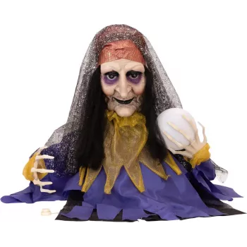 EUROPALMS Halloween animatsiooniga ennustaja kuju, 50cm 83316113