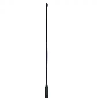 Midland Albrecht Hyflex CL27 TNC painduv piitsantenn, 54 cm, 26.965-27.405 MHz TX, 25-500 MHz RX, 50 Ohm, 10 W, must 6578
