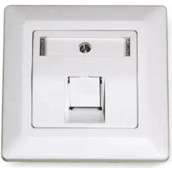 Dätwyler 185866 RJ45 Cat 7A andmemoodul, 1 port, valge
