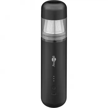 WENTRONIC Goobay Superior Mini juhtmeta tolmuimeja, must, 7 tarvikut, 3 harja, USB-C, 8000 Pa 77829