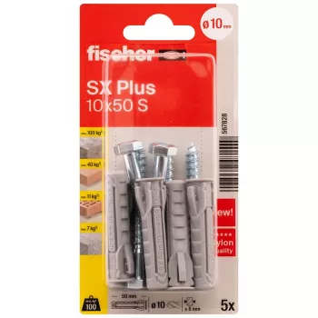 Fischer SX Plus tüübel 10 x 50 mm, 5 tk 567828