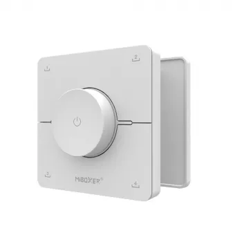 Miboxer K0 2,4GHz kahe valge tooniga CCT LEDi kaugjuhtimispult pöörleva rattaga, 4 stseeni, valge