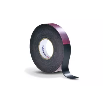 HellermannTyton HTAPE-POWER600 iseühenduv kummiteip 19mm x 6,7m must 711-10200