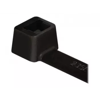 HellermannTyton T-seeria T18R seest sooneline kaablikinnitus, 100 mm x 2,5 mm, must, 100 pakk 111-01910