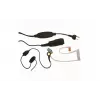 MIDLAND Albrecht AE 31-PT07 kõrvasisene monofooniline peakomplekt puumikrofoniga ja PTT-ga, juhtmega, 2-pin pistik, must 41990