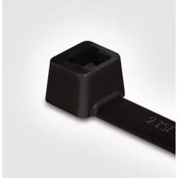 HellermannTyton T18I-HS-BK-C1 kuumakindel polüamiidist kaablivits, 100 x 2,5 mm, must, 100 tk