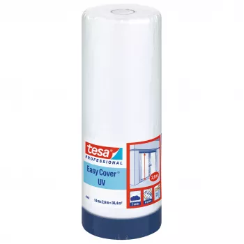 Tesa Easy Cover 4369 UV-kattekilе integreeritud teibiga, läbipaistev, 2,6 m x 17 m 04369-13-1