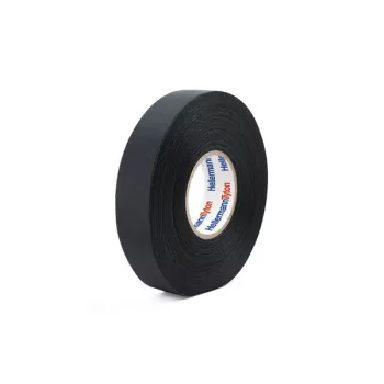 HellermannTyton 712-10003 PVC elektriisolatsiooniteip, must, 19 mm x 20 m, kummiliim, 0,15 mm paksune