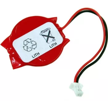 XCELL CR2016 liitium-nööpelement 2-kontaktilise pistikuga, 3 V, 75 mAh, 1 pakk 125756