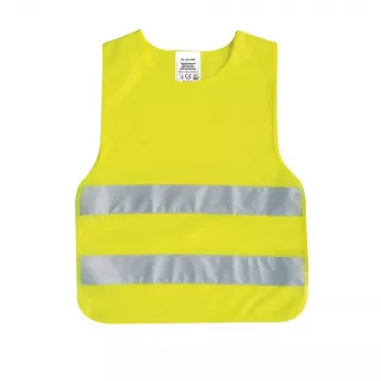 IWH 453502 Laste suure nähtavusega turvavest EN 1150, fluorestseeruv kollane, takjakinnitus, unisex
