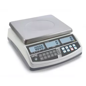 Kern CPB 15K0.2N loenduskaal, 15 kg mahutavus, 0,2 g loetavus, roostevabast terasest alus, akutoitel