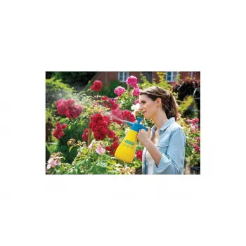 GLORIA Hobby 100 käsitsi survestatav pihusti 1,3 L sinine kollane plastik messing/plastik 3 baari 000015.0000