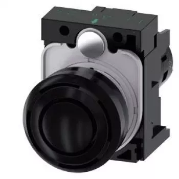 Siemens SIRIUS ACT 3SU1200-6KB10-1AA0 Akustiline signalisaator, 22 mm ümar, plastik, must, 24 V AC/DC, IP66/IP67/IP69K