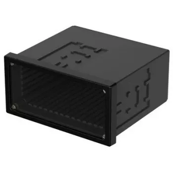 Bopla NGS 9408 UNINORM pistikühenduse korpus, 96 x 48 x 85 mm, must RAL 9005 17940801.MT1
