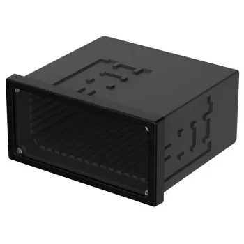 Bopla NGS 9408 UNINORM pistikühenduse korpus, 96 x 48 x 85 mm, must RAL 9005 17940801.MT1