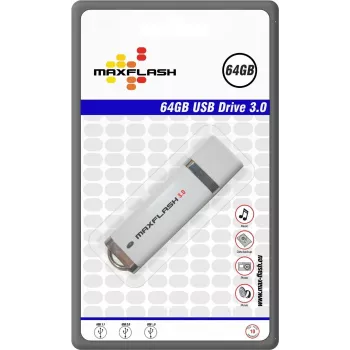 MEMORYSOLUTION MAXFLASH 64GB USB 3.0 suure kiirusega mälupulk, jaemüük